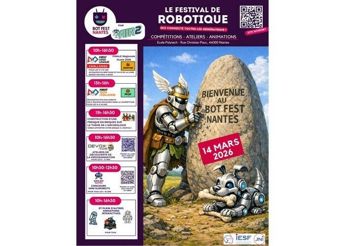 Bot Fest Nantes - Le Festival de Robotique qui connecte toutes les générations