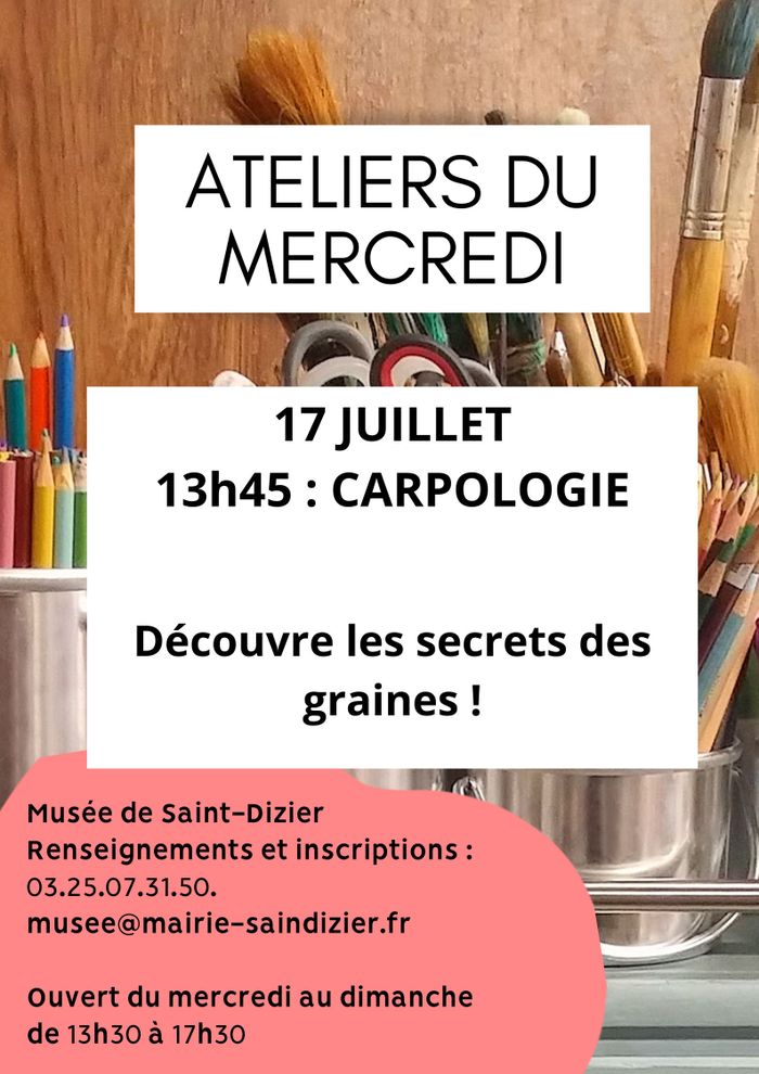 Atelier du Mercredi : carpologie