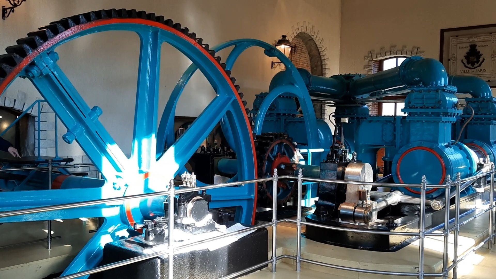 Visite de l'usine élévatoire des eaux de Chigy