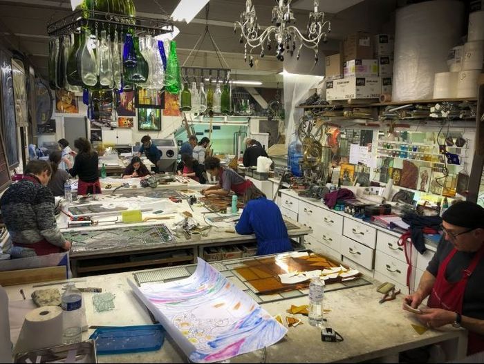 Visite des Ateliers de la Maison du Vitrail