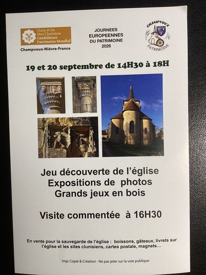 Église Clunisienne de Champvoux