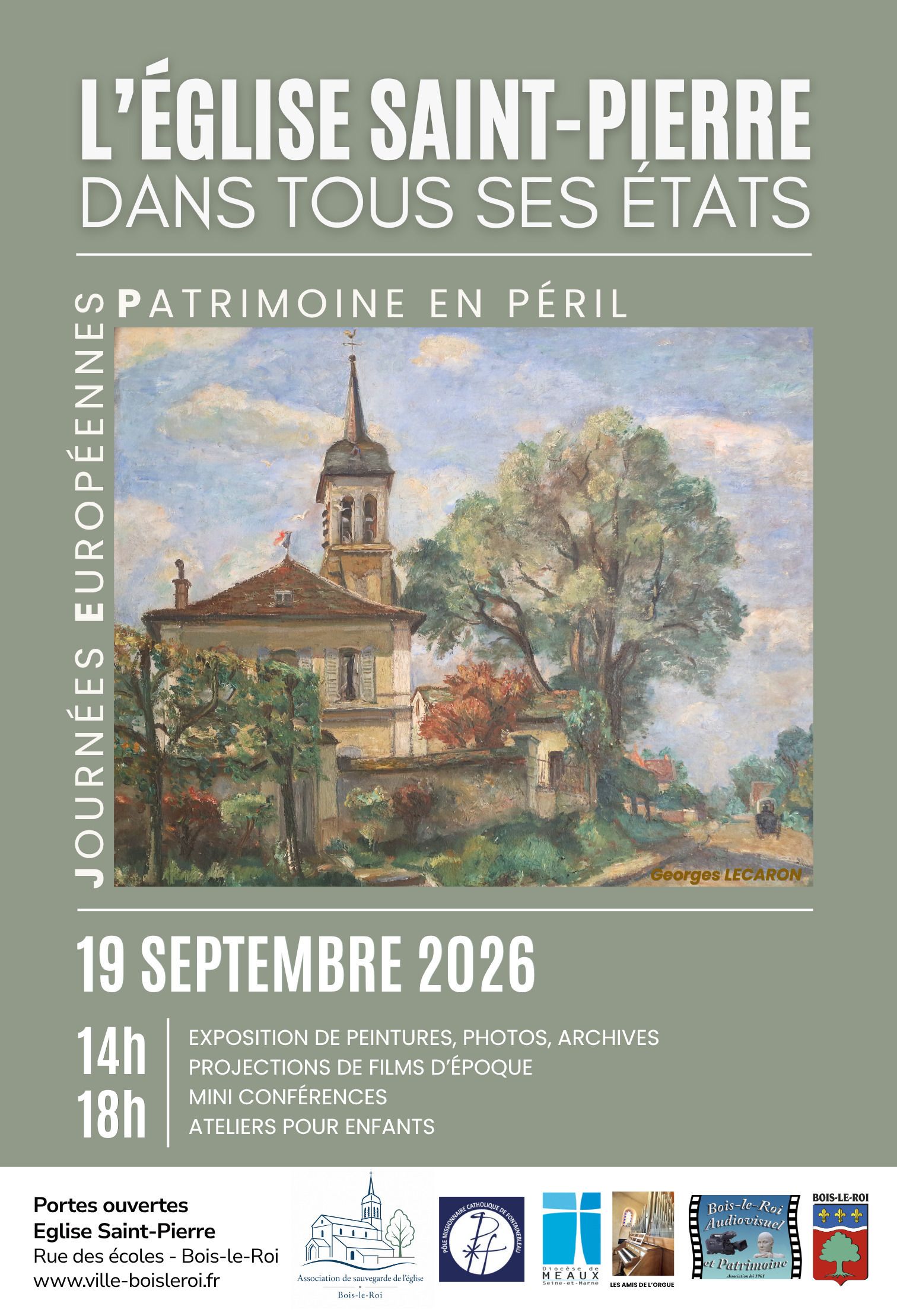 L'église Saint Pierre dans tous ses états : conférences