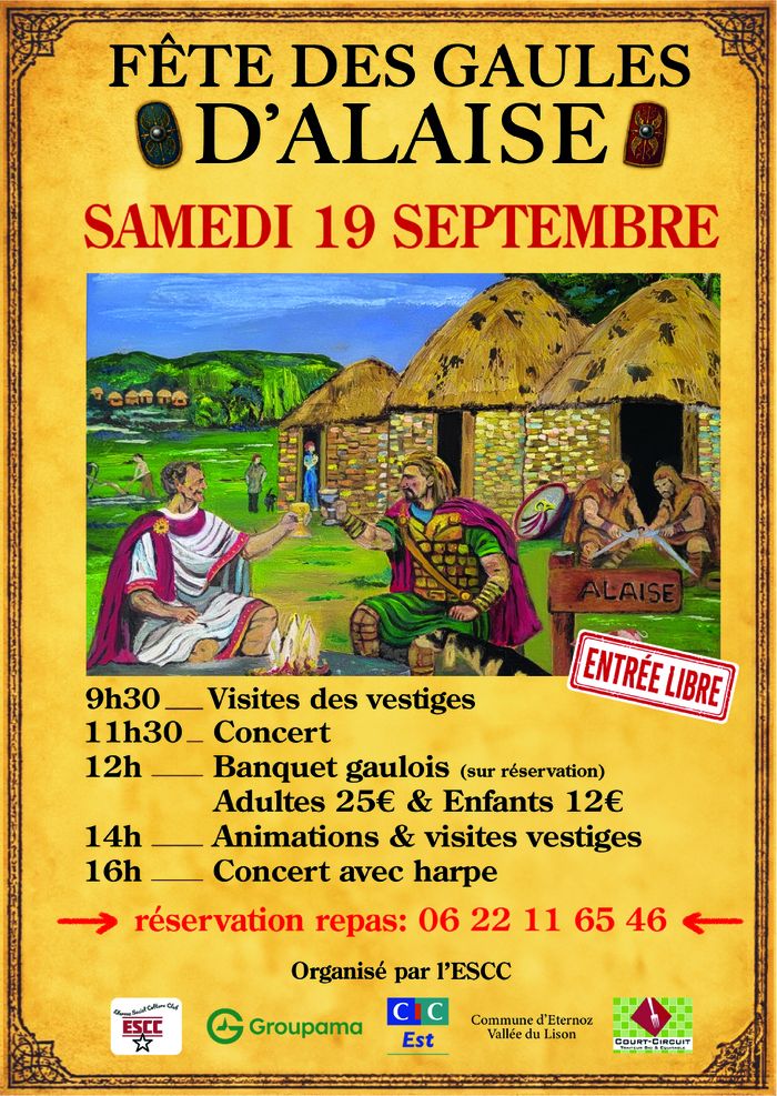 Fête des Gaules d'Alaise dans la commune d'Eternoz Vallée du Lison