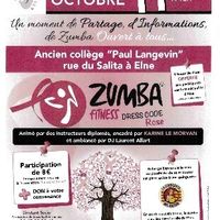 Octobre rose - Partage, zumba, DJ Laurent Allart