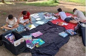 Lecture au parc