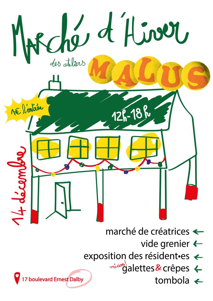 Marché d'hiver des ateliers Malus