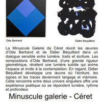 À ligne tirée - Ode Bertrand et Didier Bequillard