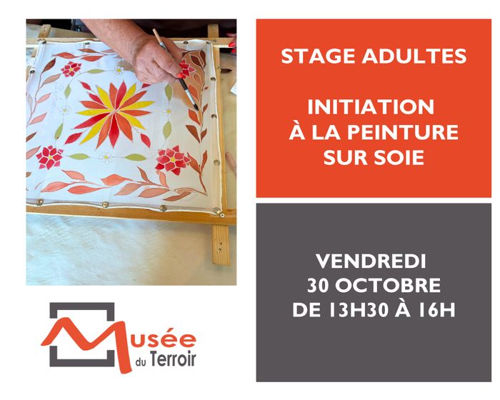 Stage Adulte : initiation à la peinture sur soie