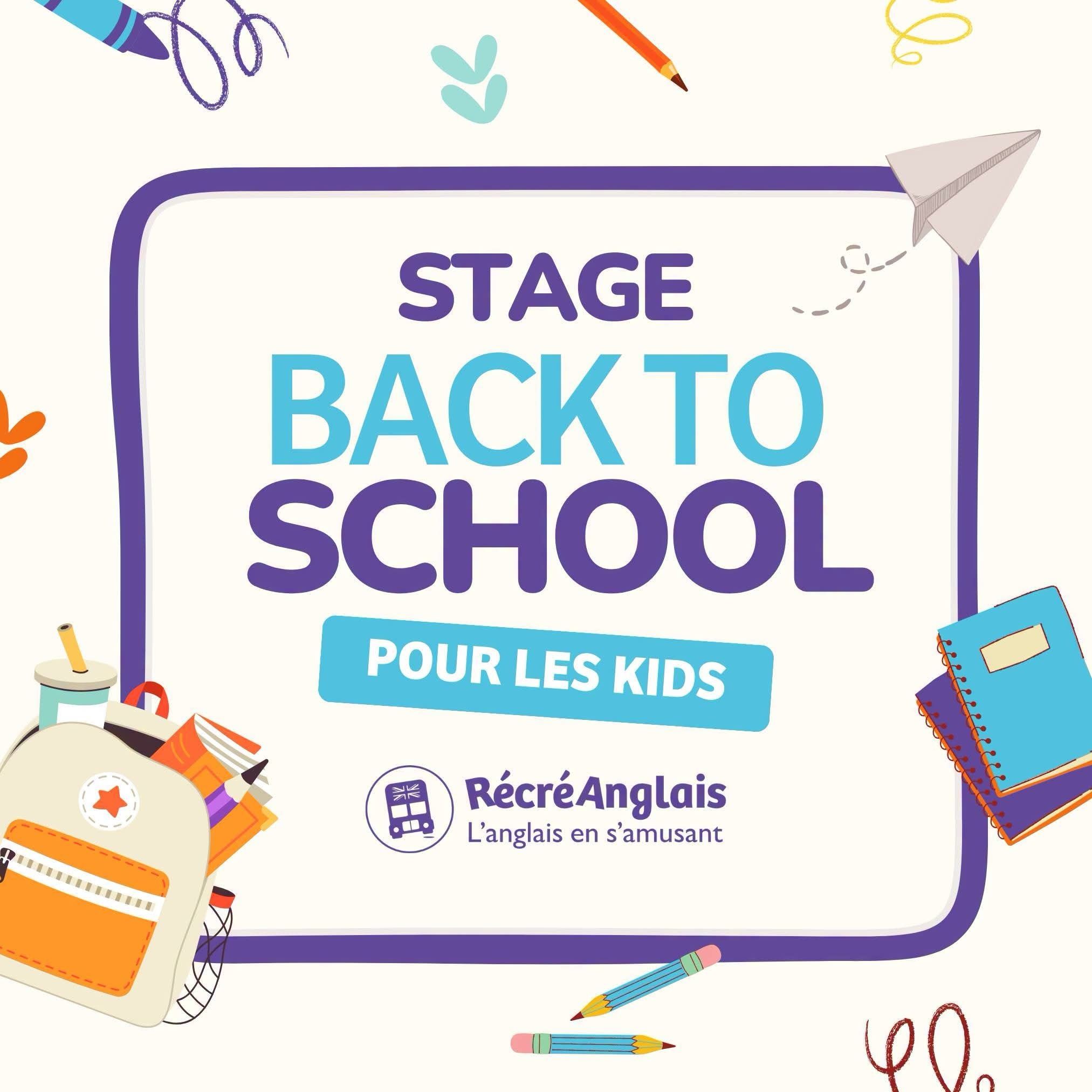 Stage d’anglais pour enfants