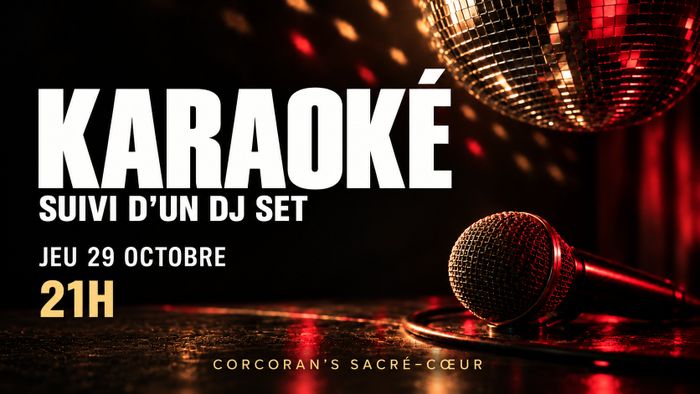 Karaoké & Dj set - 29.10