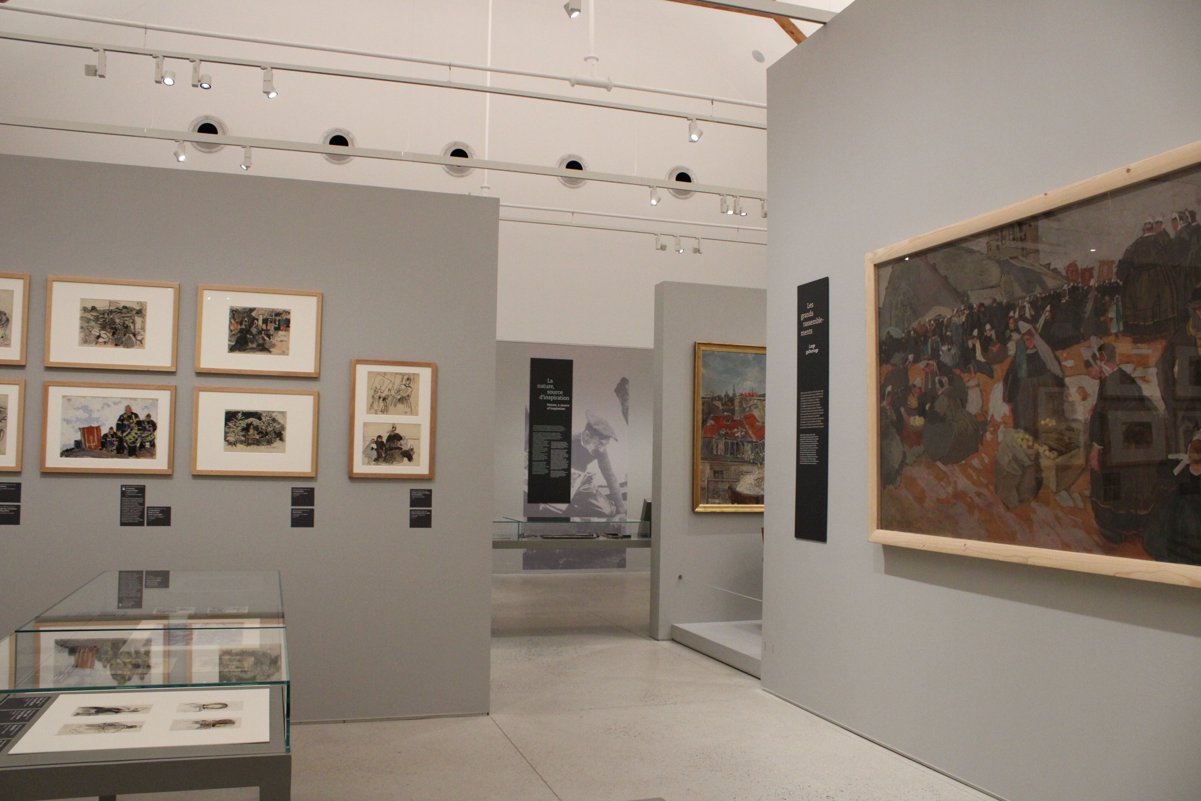 Visite du parcours permanent et de l'exposition temporaire