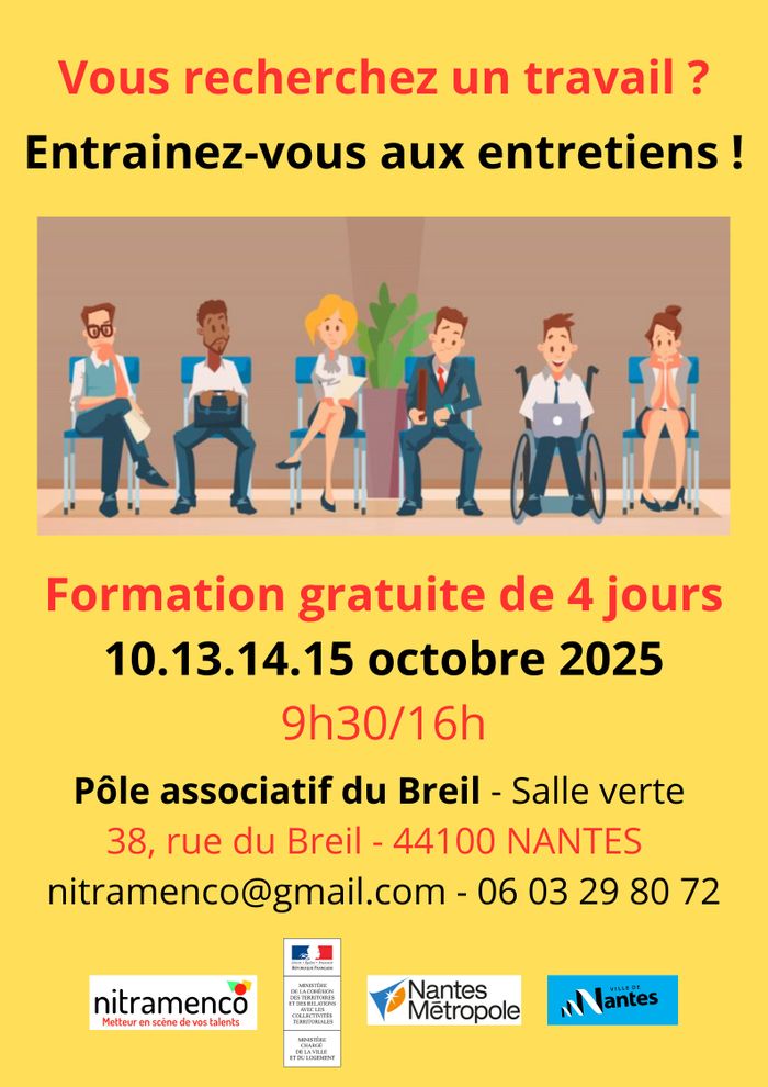 Formation gratuite pour s'entraîner aux entretiens pros