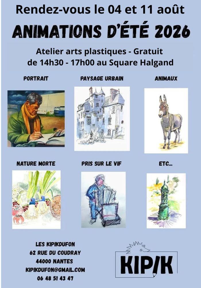 KipikDufon – Animation autour des arts plastiques