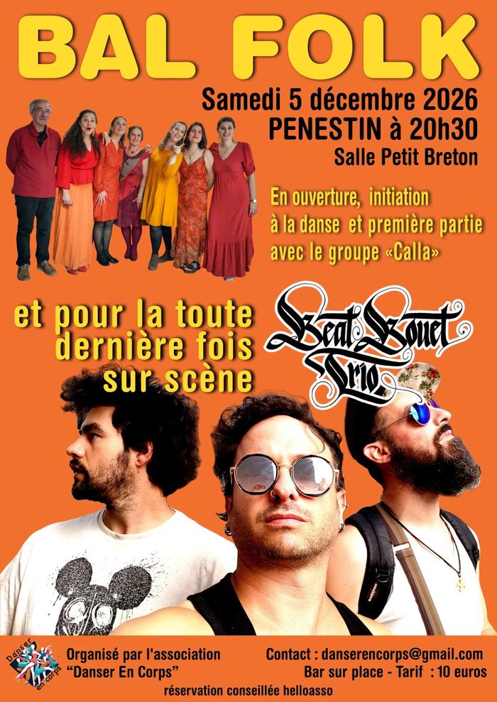 Affiche, Bal folk à Penestin