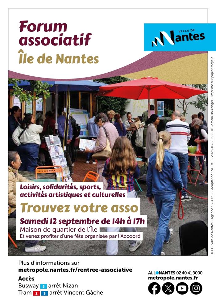 Forum des associations du quartier île de Nantes