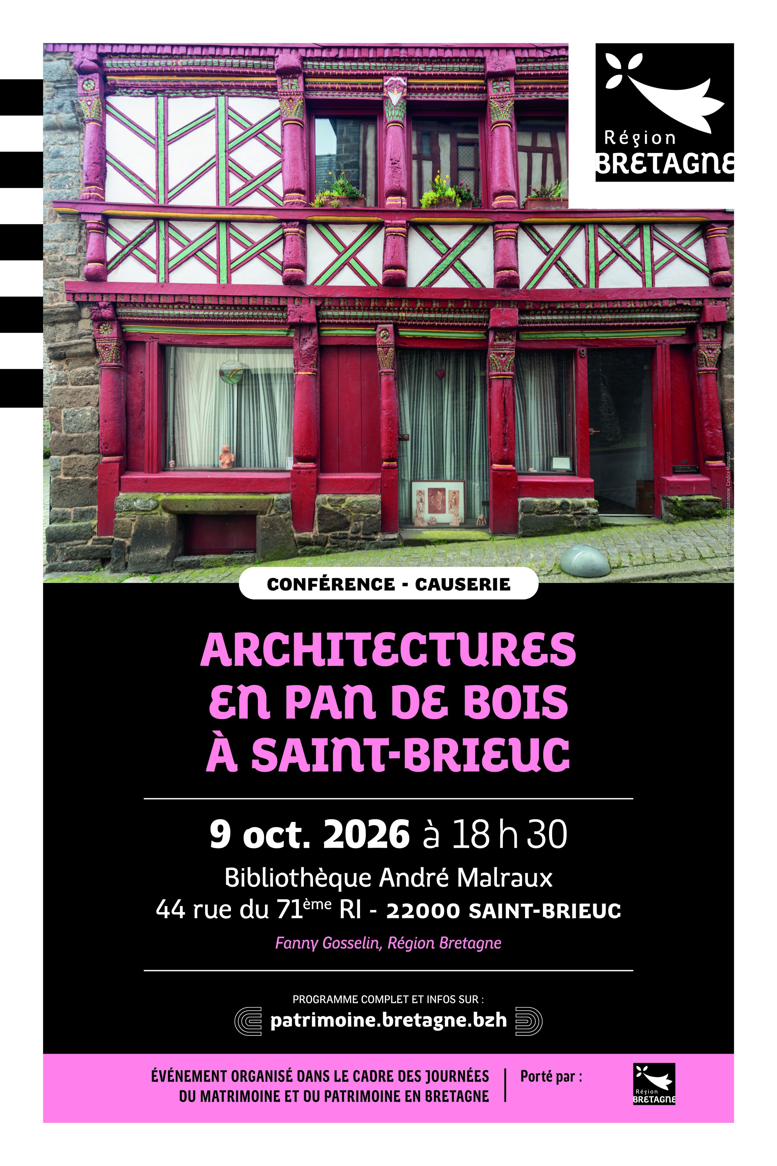 Architectures en pan de bois à Saint-Brieuc