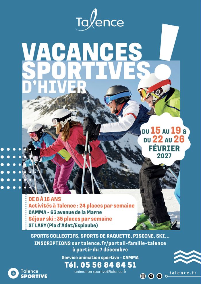 Vacances sportives hiver 2027
