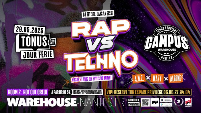 Tonus Rap vs Techno - Jour Férié