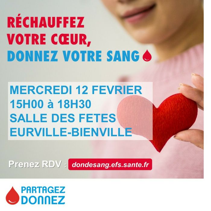 Collecte de Sang à Eurville-Bienville