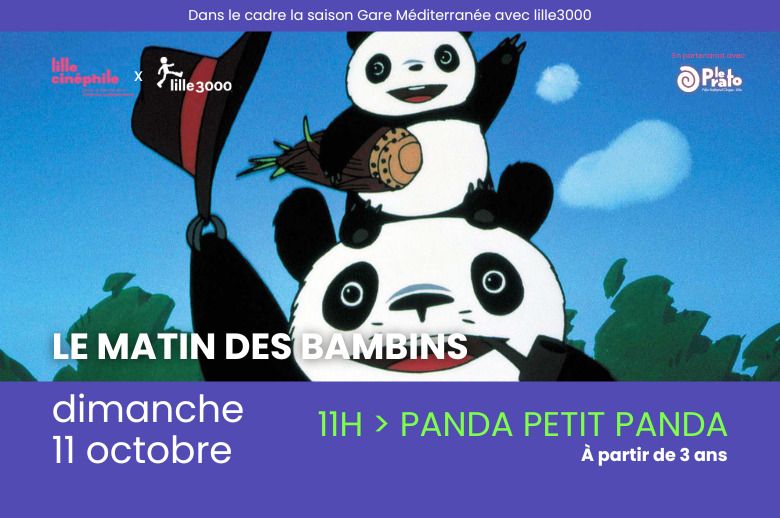 Cinéma Jeunesse - “Panda Petit Panda” de Isao Takahata