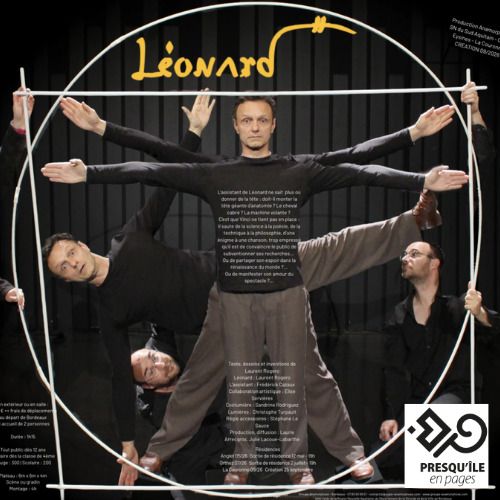 Léonard par la Cie Anamorphose