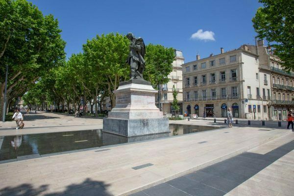 Visite Les Allées Paul Riquet, coeur battant de la ville