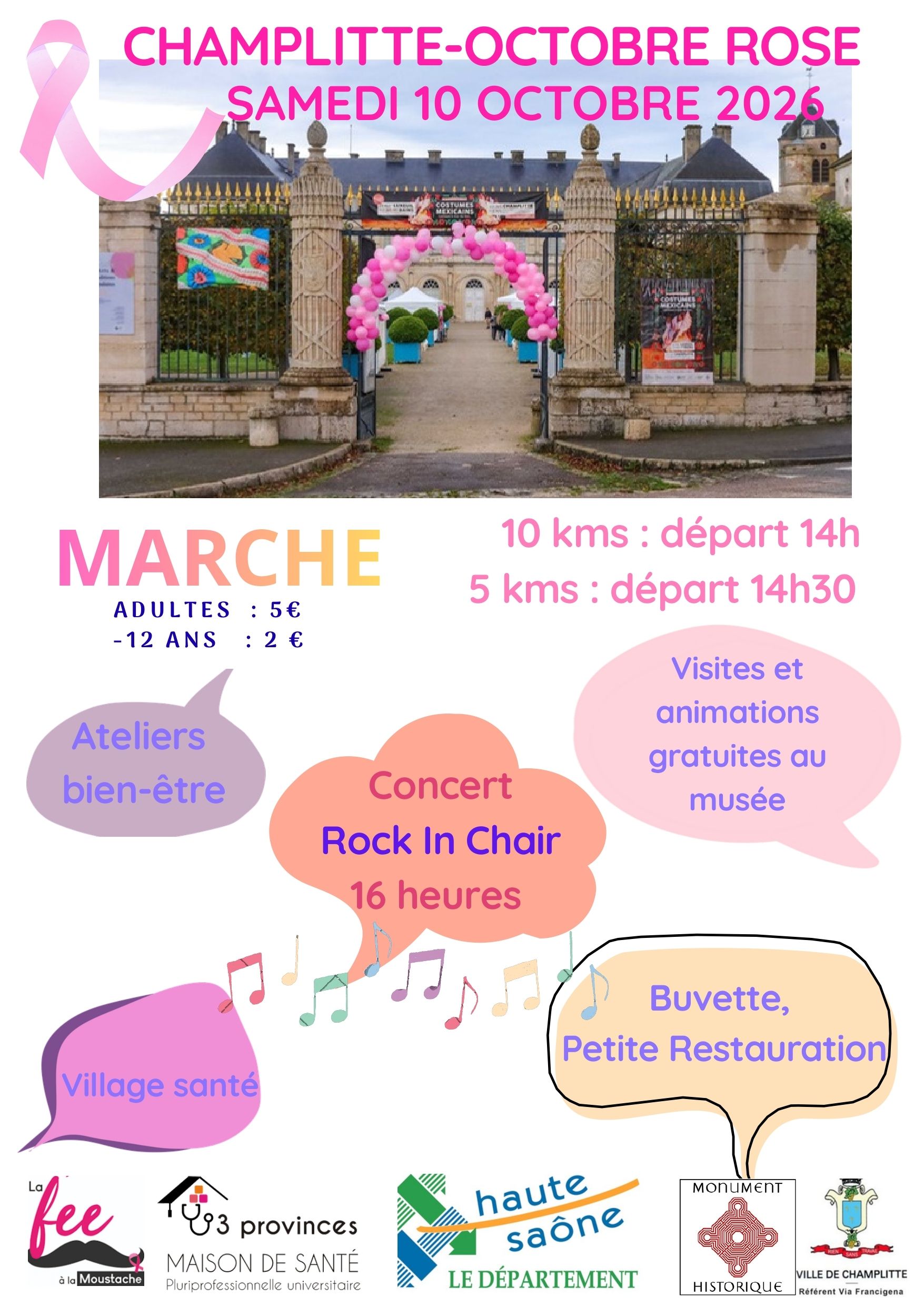 Octobre Rose à Champlitte (70)