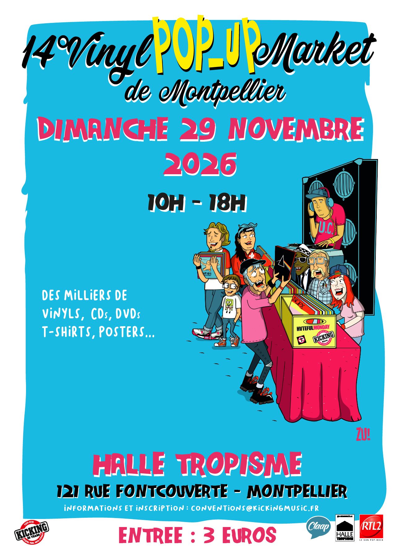 14° Vinyl Pop-Up de Montpellier