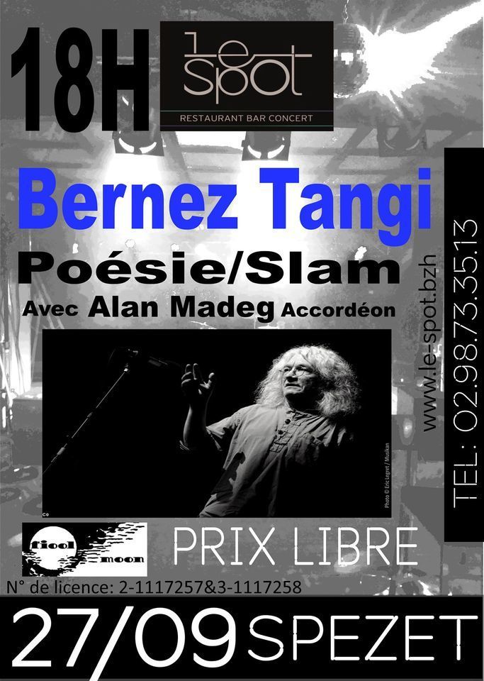 Poésie/Slam avec Bernez Tangi