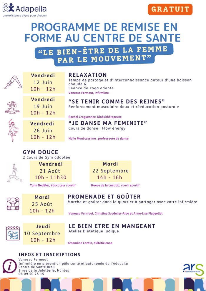 Relaxation. "Le bien-être des Femmes par le mouvement"