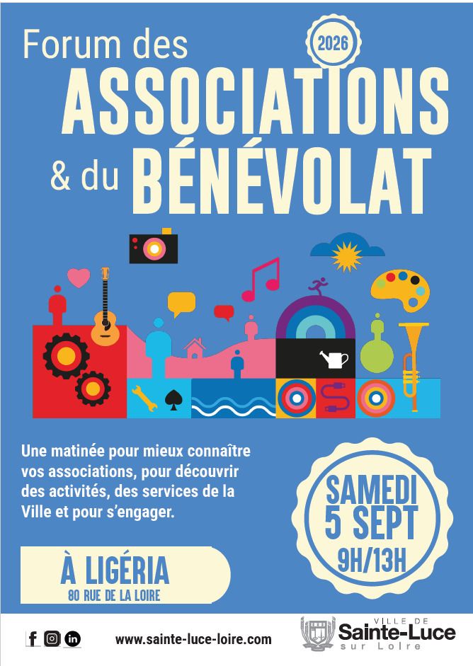 Forum des associations et du bénévolat de Sainte-Luce-sur-Loire
