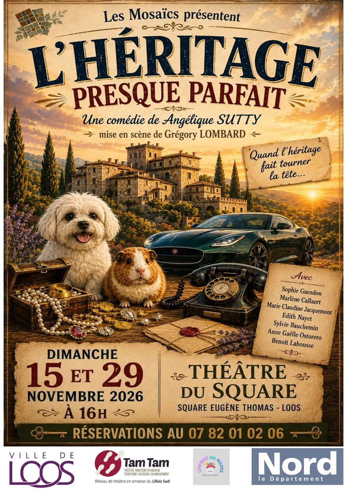 La compagnie des Mosaïcs vous présente "L'héritage presque parfait"