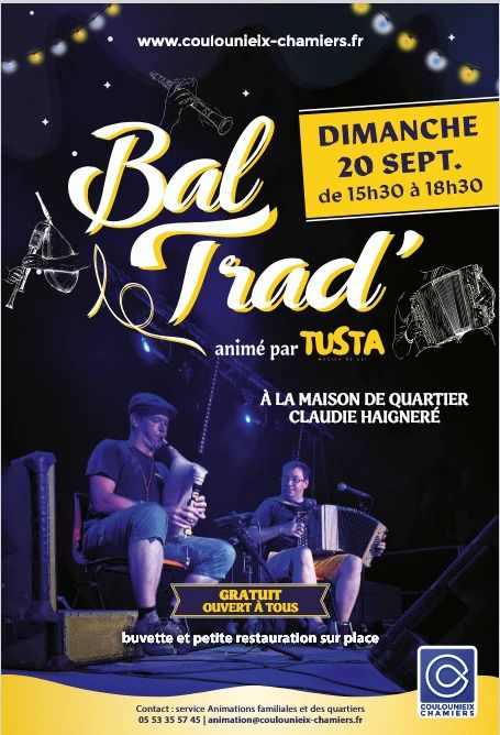 Affiche — Bal avec Tusta Trio