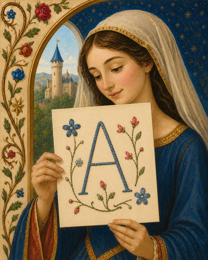 La lettre brodée