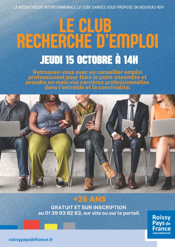 La médiathèque Le cube Garges, vous propose de rencontrer un conseiller de l'Espace Emploi de Garges-Lès-Gonesse