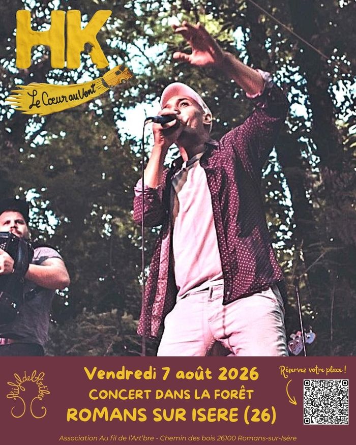07 août 2026 - HK en concert dans la forêt, à Romans sur Isère (26)