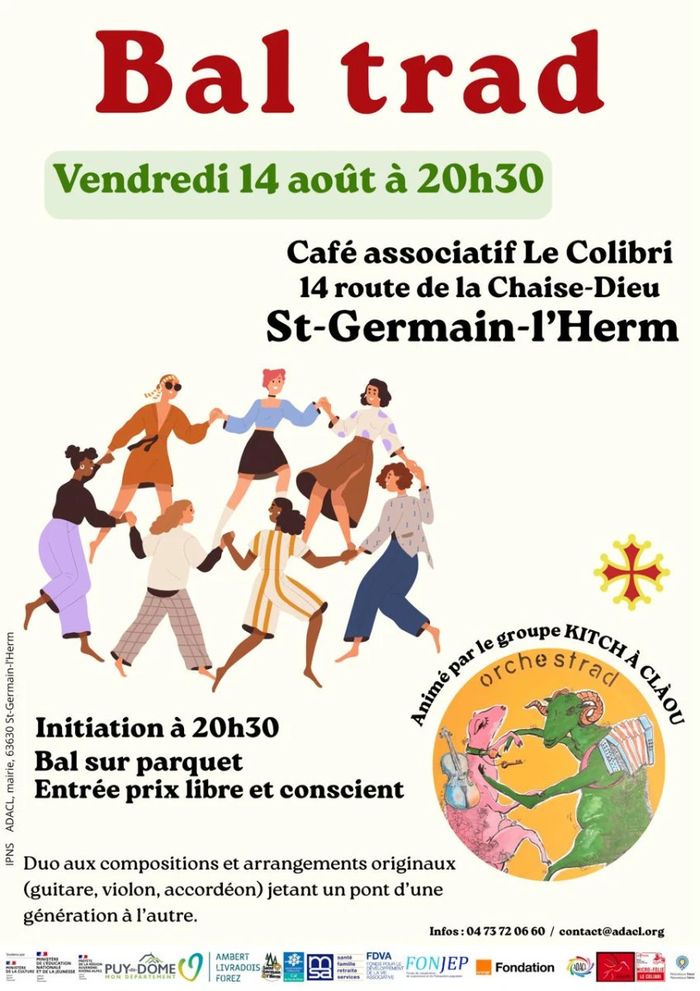 Affiche — bal trad