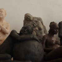 Stage sculpture-modelage