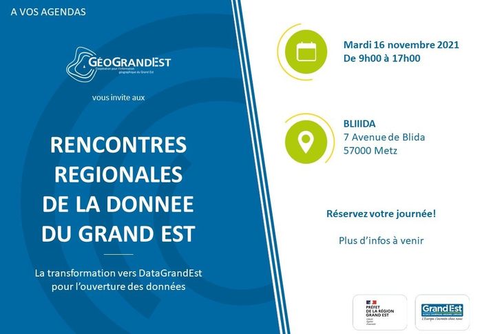 Rencontres régionales de la donnée du Grand Est