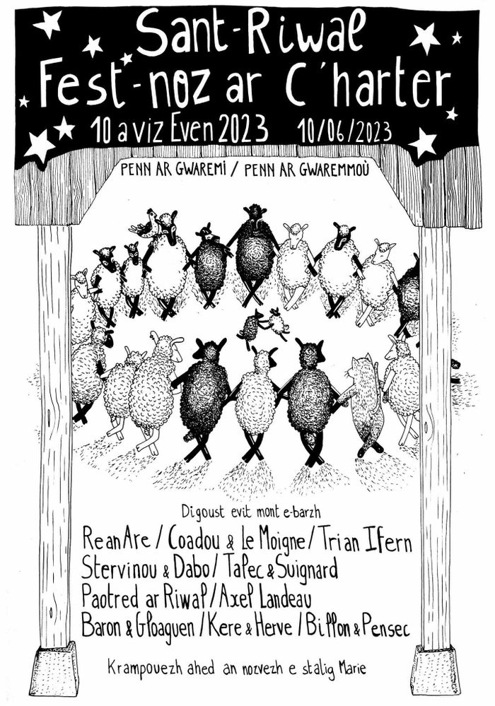 Fest-noz ar C'harter à Saint-Rivoal