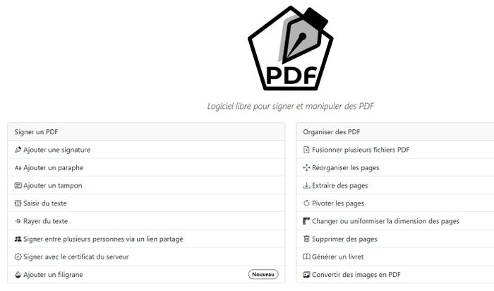 Utiliser des applications libres en ligne pour gérer des documents PDF