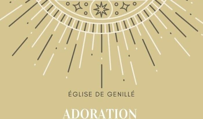 Adoration du Saint Sacrement à l'église de Genillé