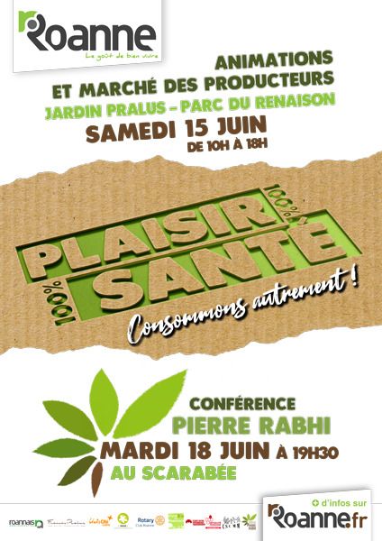 (CONFÉRENCE) DE PIERRE RABHI - 100% PLAISIR 100% SANTÉ –