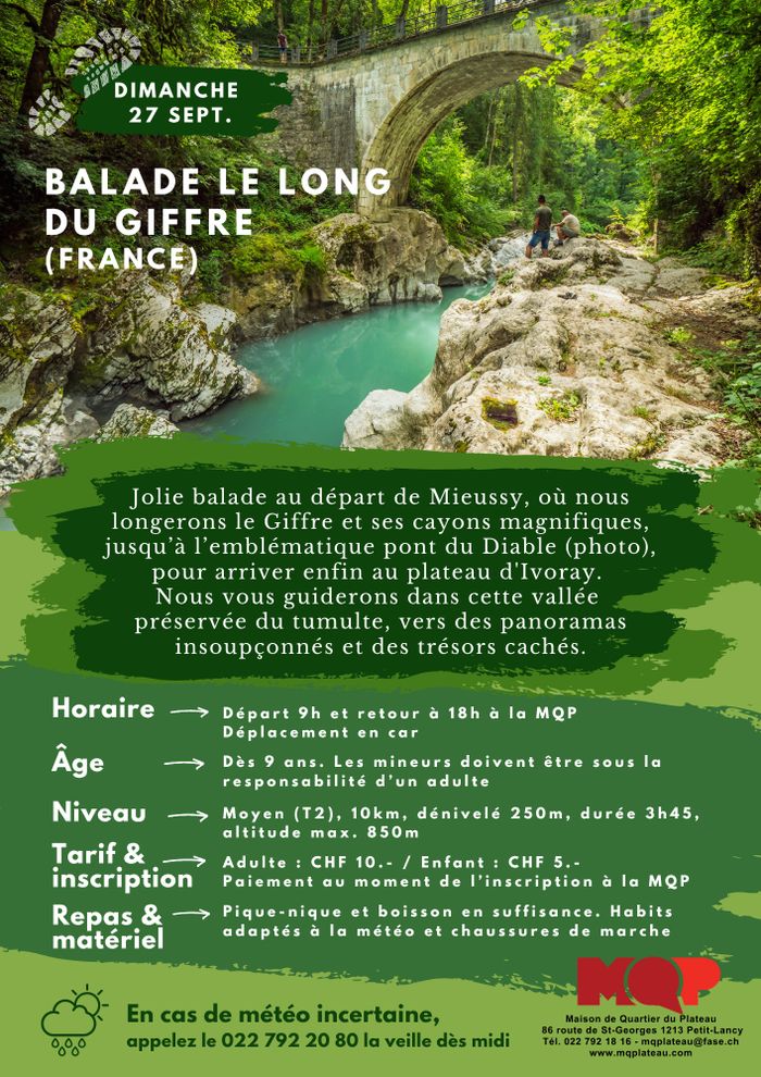 Balade le long du Giffre (France)