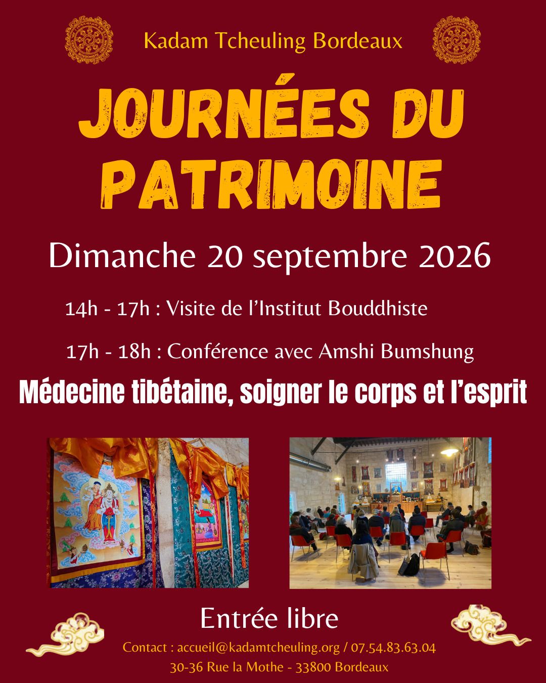 Buddhist Temple Visit and Tibetan Medicine Conference