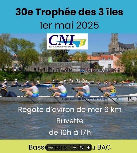 30e Trophée des 3 îles - Régate d'aviron de mer