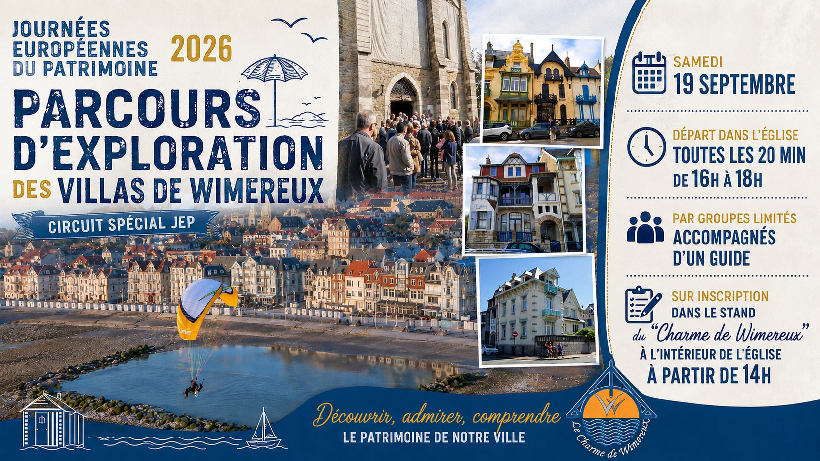 Parcours d'exploration des Villas de Wimereux (par "le Charme de Wimereux")
