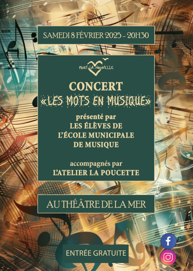 Concert "Les mots en musique"