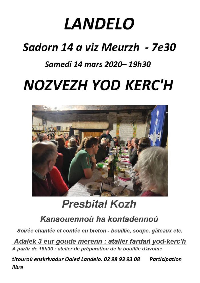 Soirée Yod-Kerc'h avec Oaled Landelo