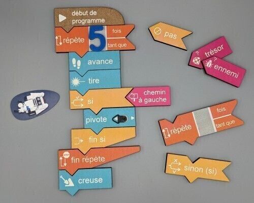 Code en bois : apprendre à coder sans écrans